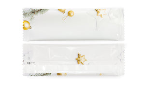 Christmas Theme 1 Refreshing Individually Packed Wet Wipes - Box of 1000 Wipes - Sachet 16x5 cm