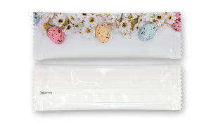 Easter Theme 5 Refreshing Individually Packed Wet Wipes - Box of 1000 Wipes - Sachet 16x5 cm